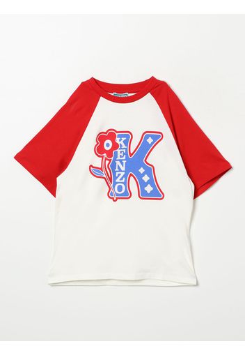 T-Shirt KENZO KIDS Bambino colore Bianco