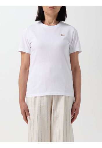 T-shirt Maison Kitsuné in cotone con logo applicato