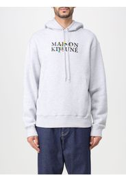 Felpa Maison Kitsuné in cotone con logo e ricamo