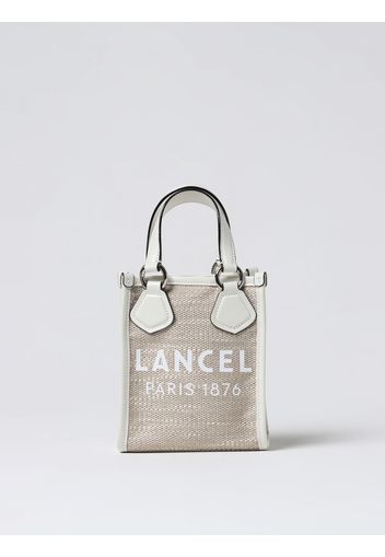 Borsa Summer Lancel in rafia e pelle