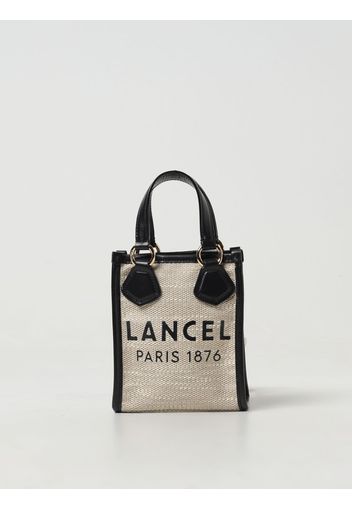 Borsa Summer Lancel in rafia e pelle