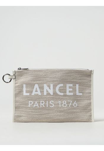 Clutch Lancel in iuta e pelle