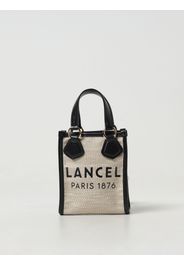 Borsa Summer Lancel in rafia e pelle