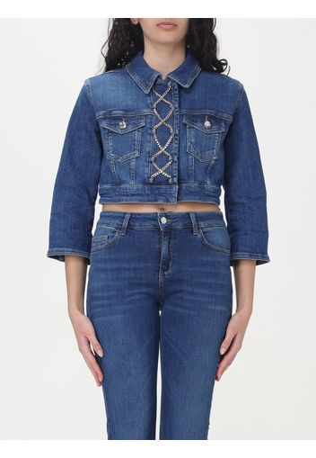 Giacca Liu Jo in denim con dettaglio chain