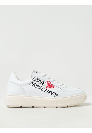 Sneakers Bold 40 Love Moschino in pelle a grana