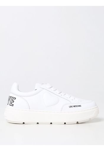 Sneakers Love Moschino in pelle liscia