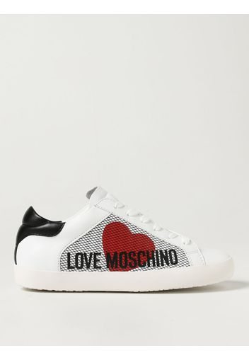 Sneakers Love Moschino in pelle con logo