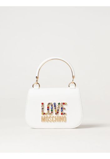 Borsa Love Moschino in pelle sintetica con strass