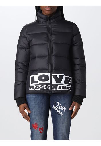 Piumino Love Moschino con logo