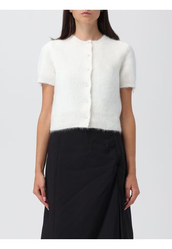 Cardigan Maison Margiela cropped in misto Angora