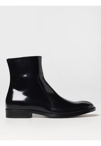 Stivaletto Maison Margiela in pelle spazzolata con zip