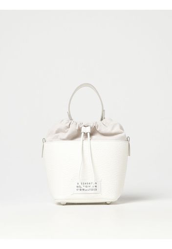 Borsa 5AC Maison Margiela in pelle a grana e canvas