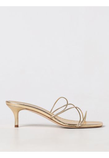 Sandalo Etana Manolo Blahnik in pelle laminata