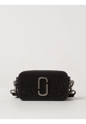 Borsa The Snapshot Marc Jacobs in canvas con strass