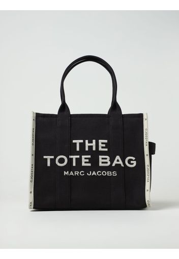 Borsa The Large Tote Bag Marc Jacobs in canvas con logo jacquard