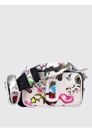 Borsa The Sticker Snapshot Marc Jacobs in pelle saffiano stampata