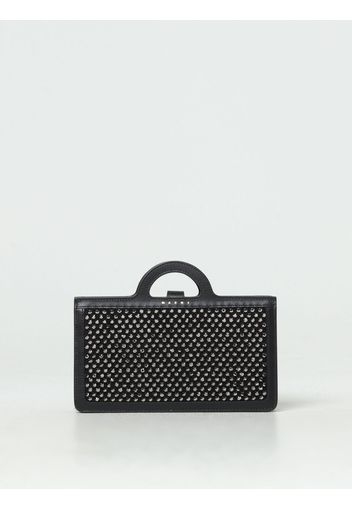 Borsa wallet Marni in pelle con strass