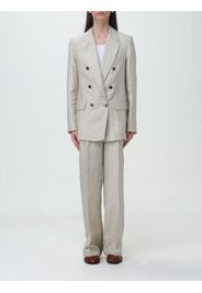 Blazer Grifoni in misto lino