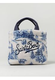 Borsa MC2 Saint Barth in pelliccia sintetica con logo