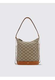 Borsa Himmel Mcm in tessuto con logo jacquard