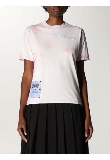 T-shirt Eden High by McQ in cotone con logo e stampa tie dye