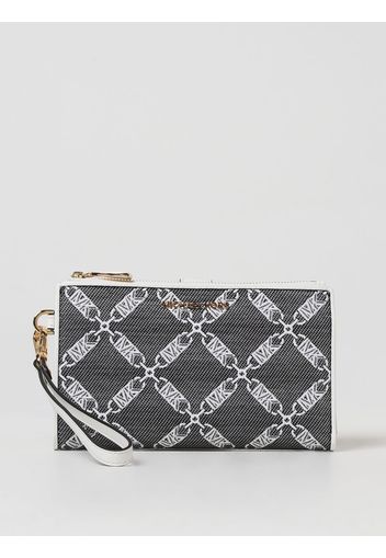 Portafoglio Jet Set Michael Michael Kors in tessuto con monogram MK jacquard