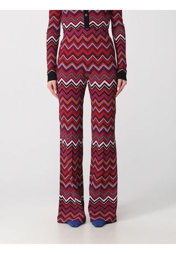 Pantalone Missoni in misto viscosa con motivo zig zag