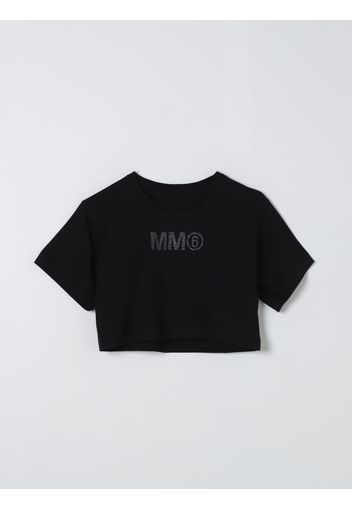 T-Shirt MM6 MAISON MARGIELA Bambino colore Nero