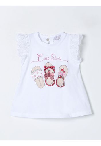 T-shirt Monnalisa con stampa "Cute Shoes"