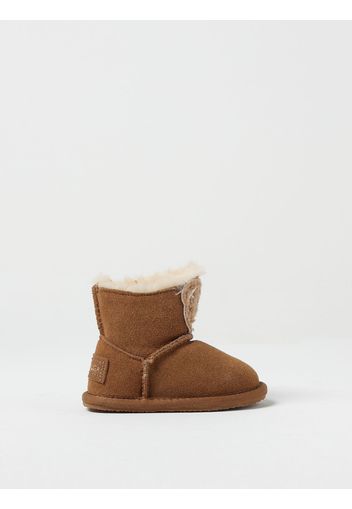 Stivaletto Monnalisa in camoscio con Teddy in shearling