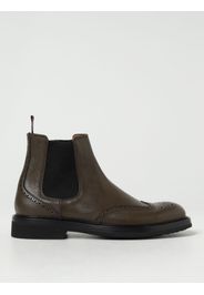 Stivaletto Moreschi in nappa a grana con motivo brogue