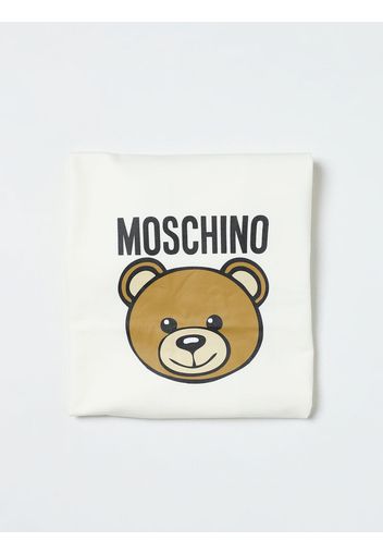 Copertina Moschino Baby in jersey con logo