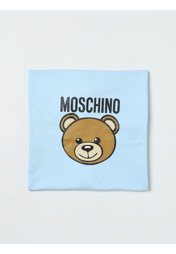 Copertina Moschino Baby in jersey con logo