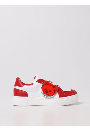 Sneakers Moschino Kid in pelle