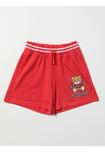 Shorts Moschino Kid in cotone con Teddy Bear