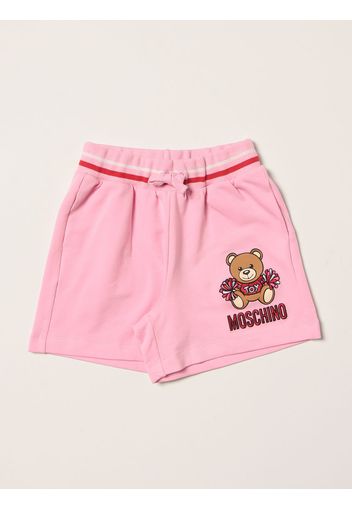 Shorts Moschino Kid in cotone con Teddy Bear