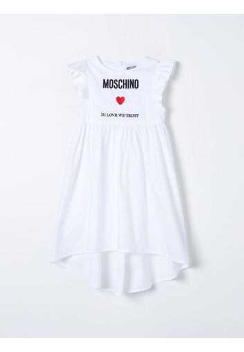 Abito Moschino Kid in cotone con logo