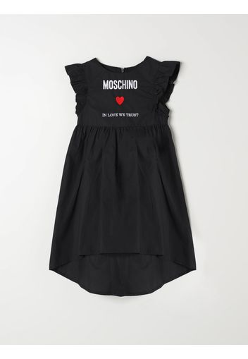 Abito Moschino Kid in cotone con logo