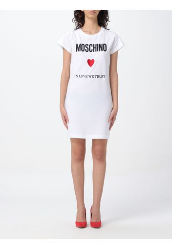 Abito modello T-shirt con ricamo Moschino Couture