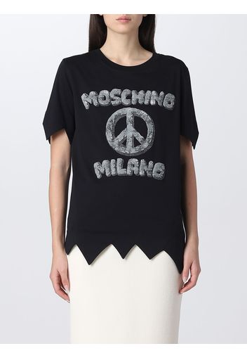 T-shirt Moschino Couture con stampa logo Milano