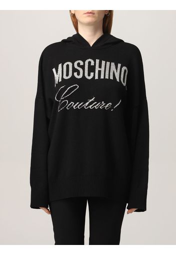 Maglia con cappuccio Moschino Couture