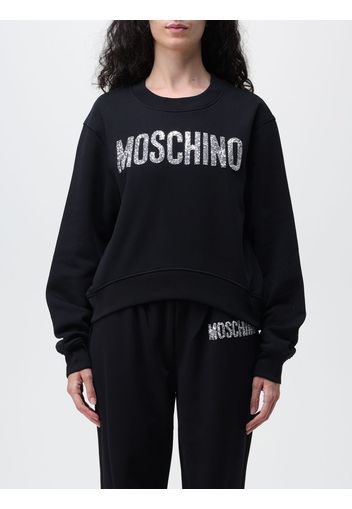 Felpa Moschino Couture in jersey con glitter