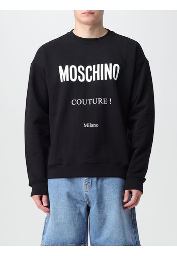 Felpa Moschino Couture in cotone con logo