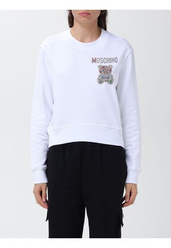 Felpa Moschino Couture in jersey con logo