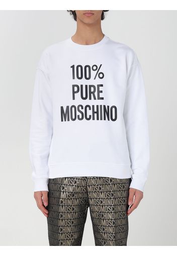 Felpa MOSCHINO COUTURE Uomo colore Bianco