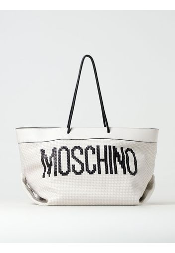 Borsa Moschino Couture in pelle intrecciata