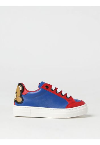 Sneakers Moschino Kid in pelle