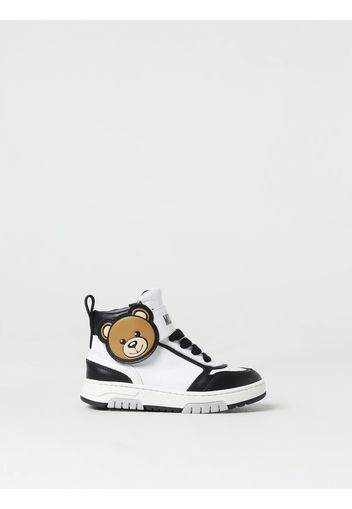 Sneakers Moschino Kid in pelle