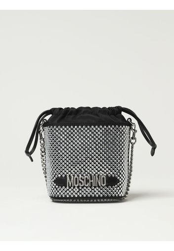 Borsa Moschino Couture in nylon con strass