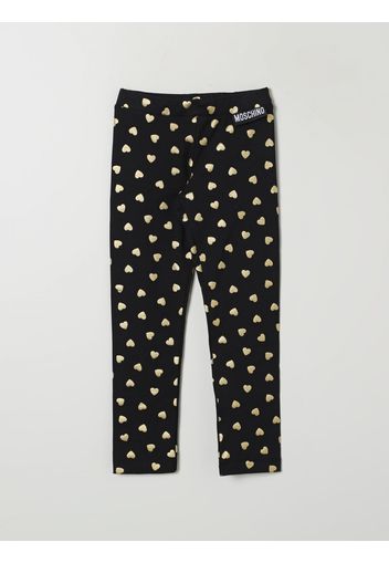 Pantalone con cuori all-over Moschino